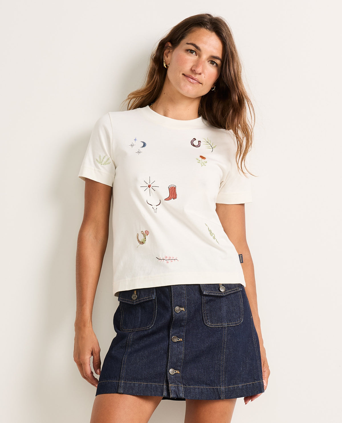 Deschutes Charm Tee Ivory