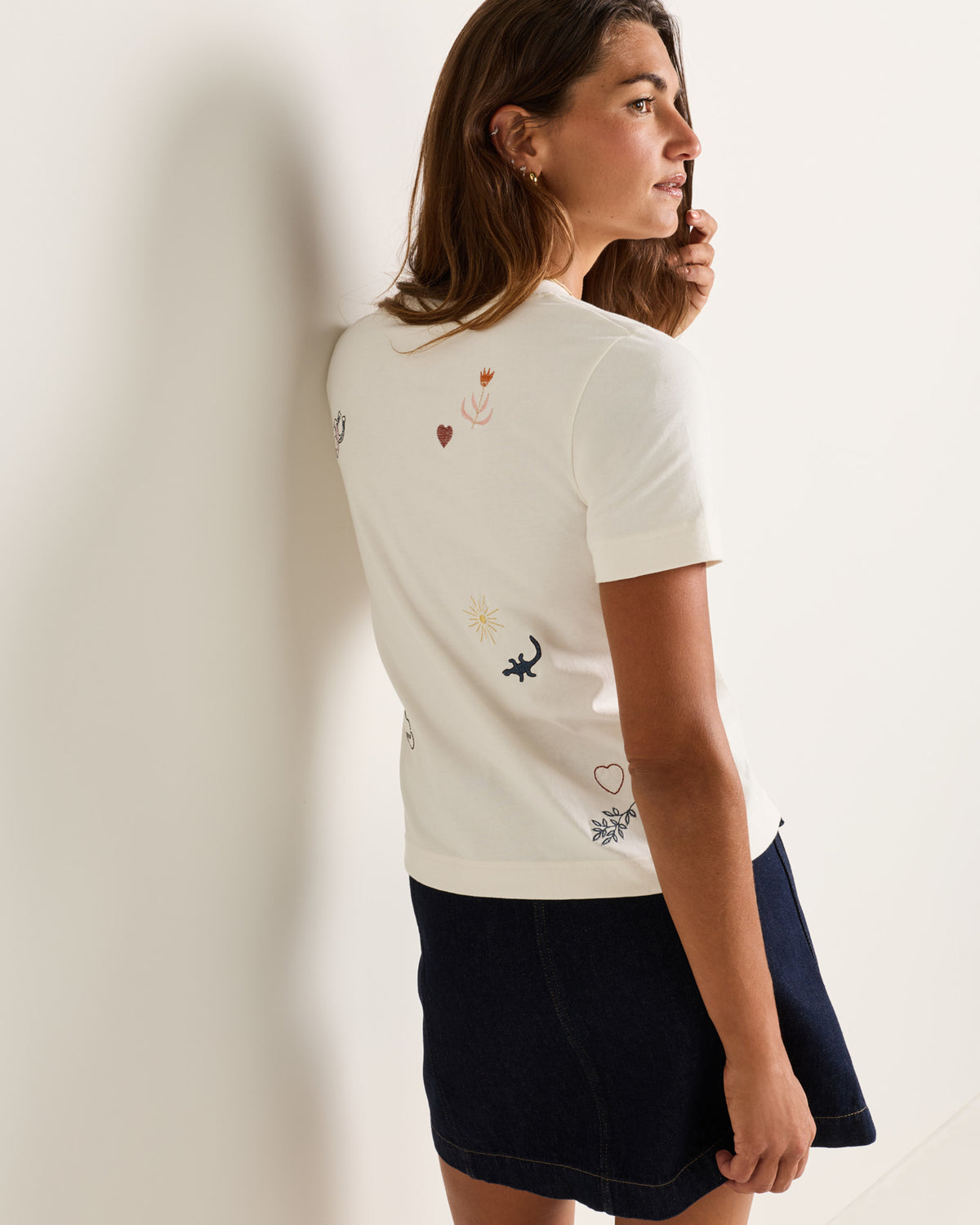 Deschutes Charm Tee Ivory