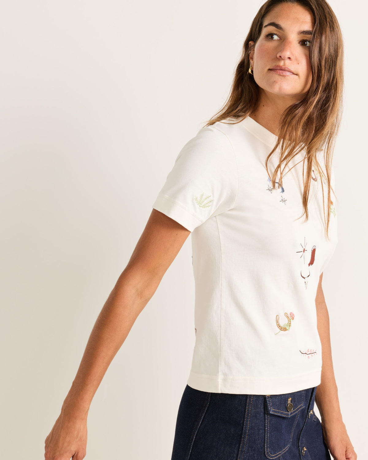Deschutes Charm Tee Ivory