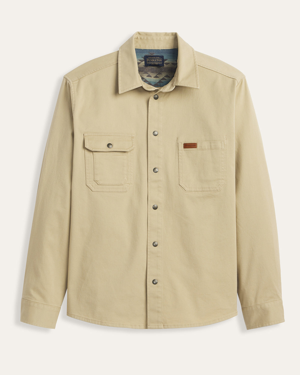 Twill Work Shirt Tan/Bridge Creek