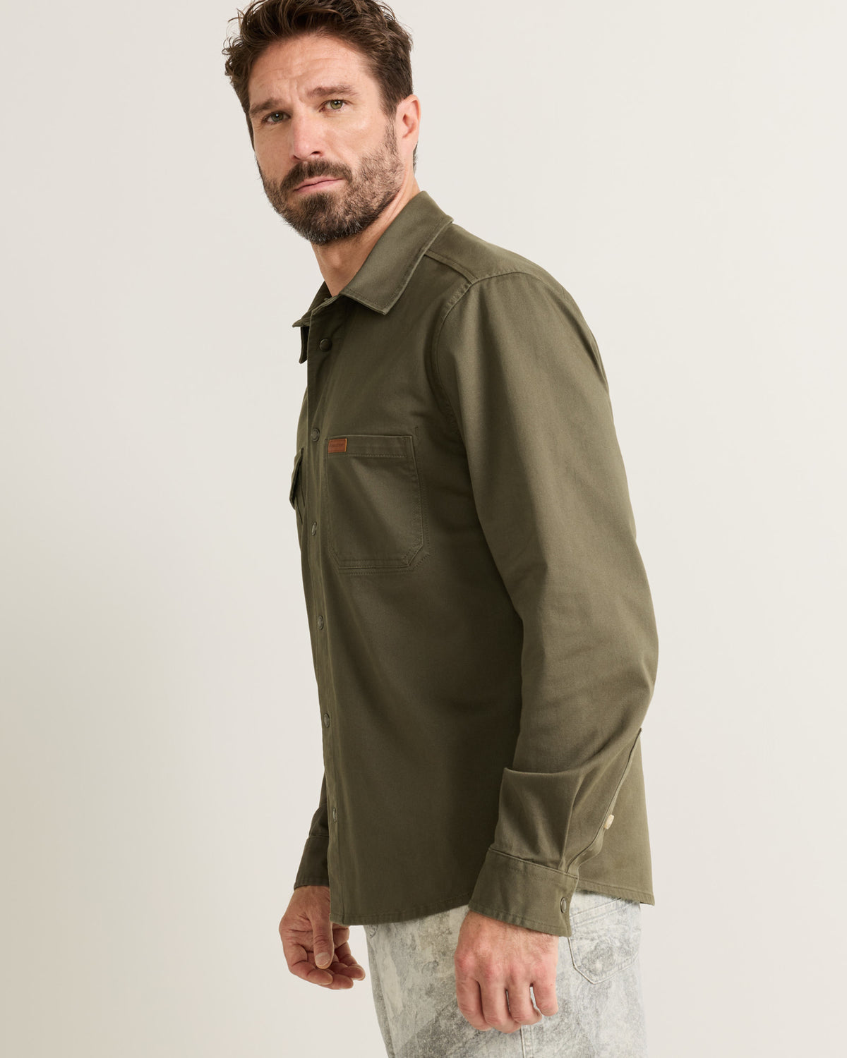 Twill Work Shirt Green/Ponderosa