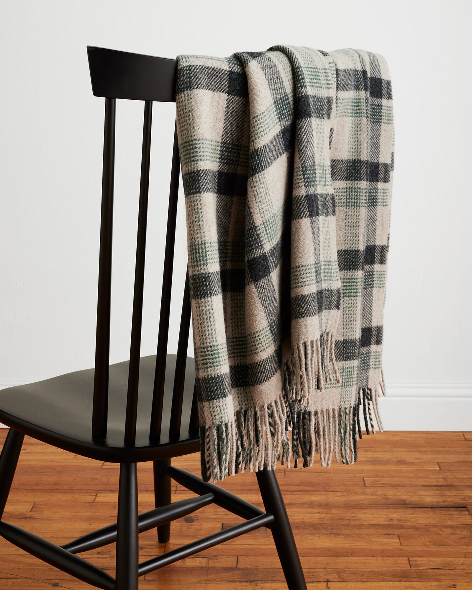 Eco Wise Washable Throw Kelso Plaid Oat