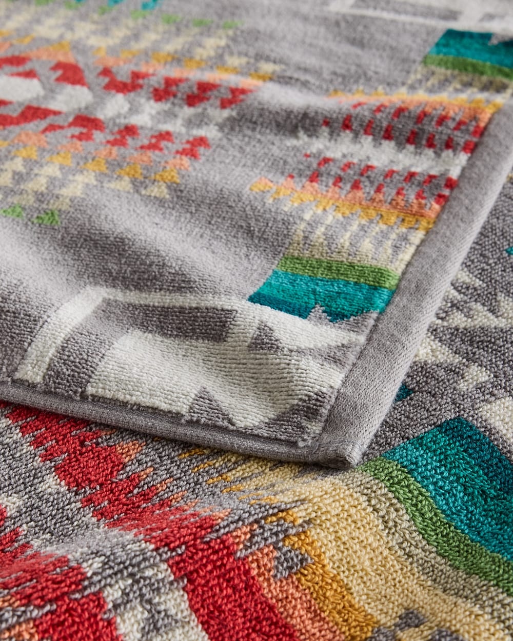 3 Piece Towel Set Chief Joseph Grey