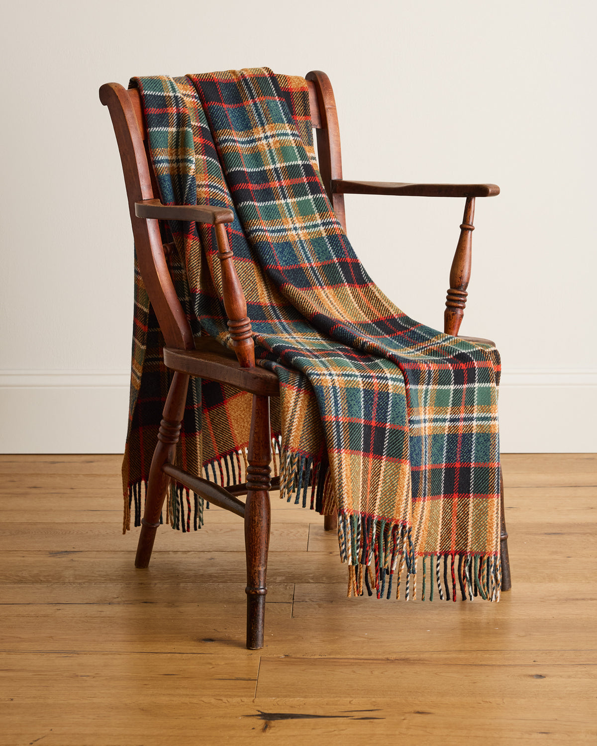 Fireside Throw Sycamore Gold/Green