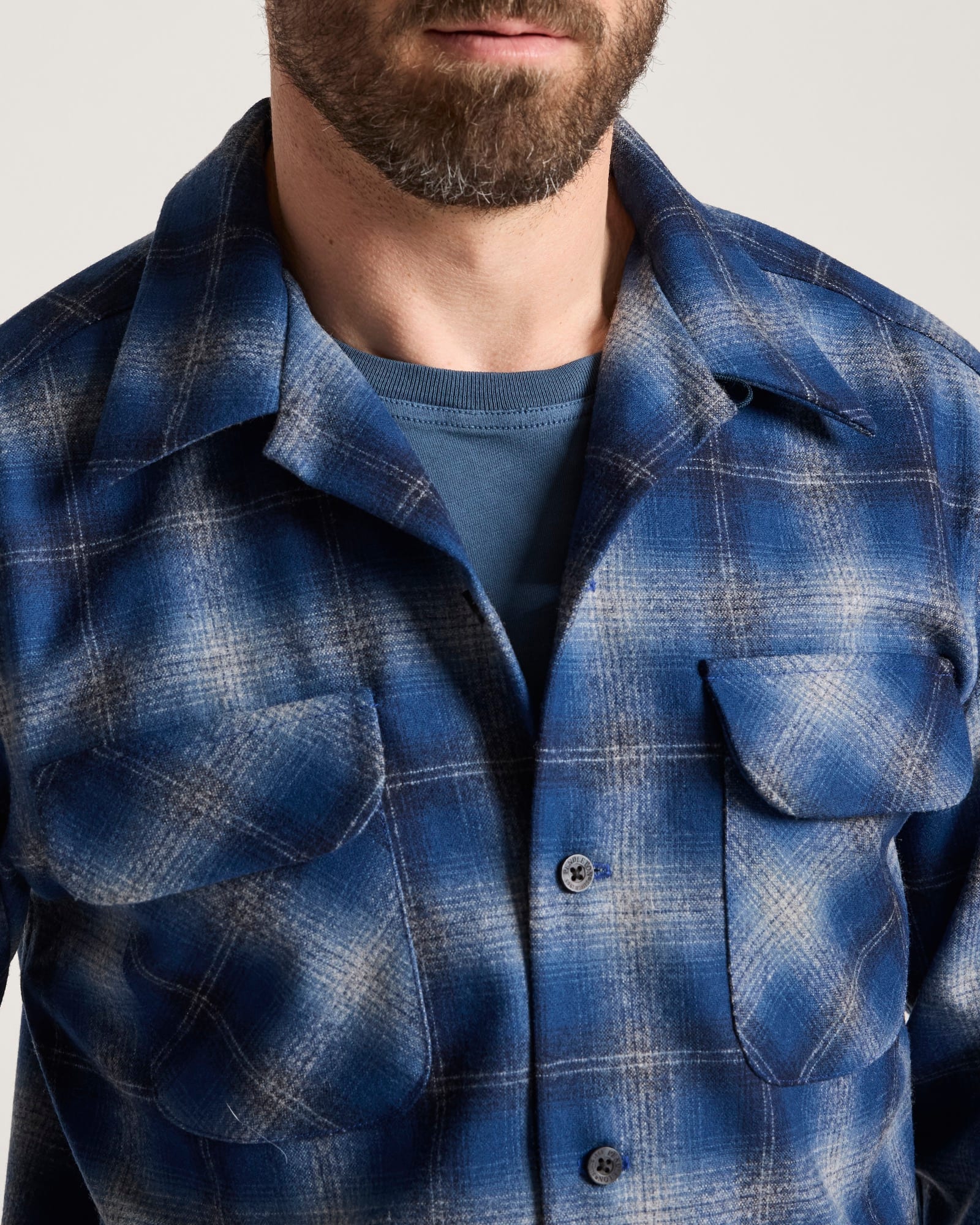 Board Shirt Navy Ombre