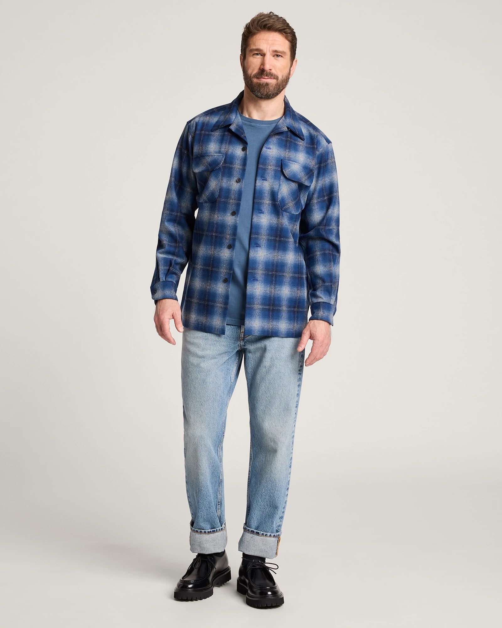 Board Shirt Navy Ombre