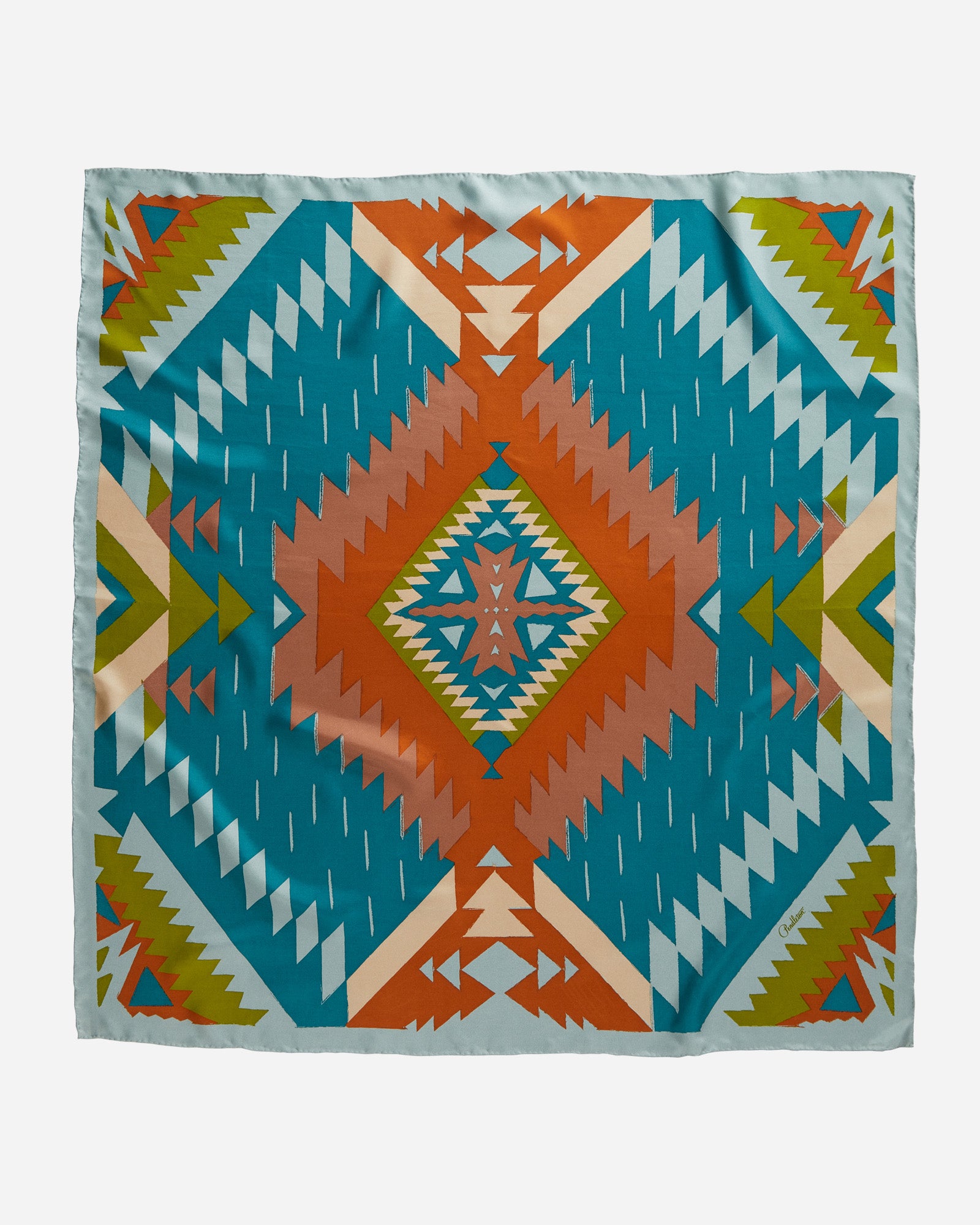 Silk Scarf Highland Peak Multi