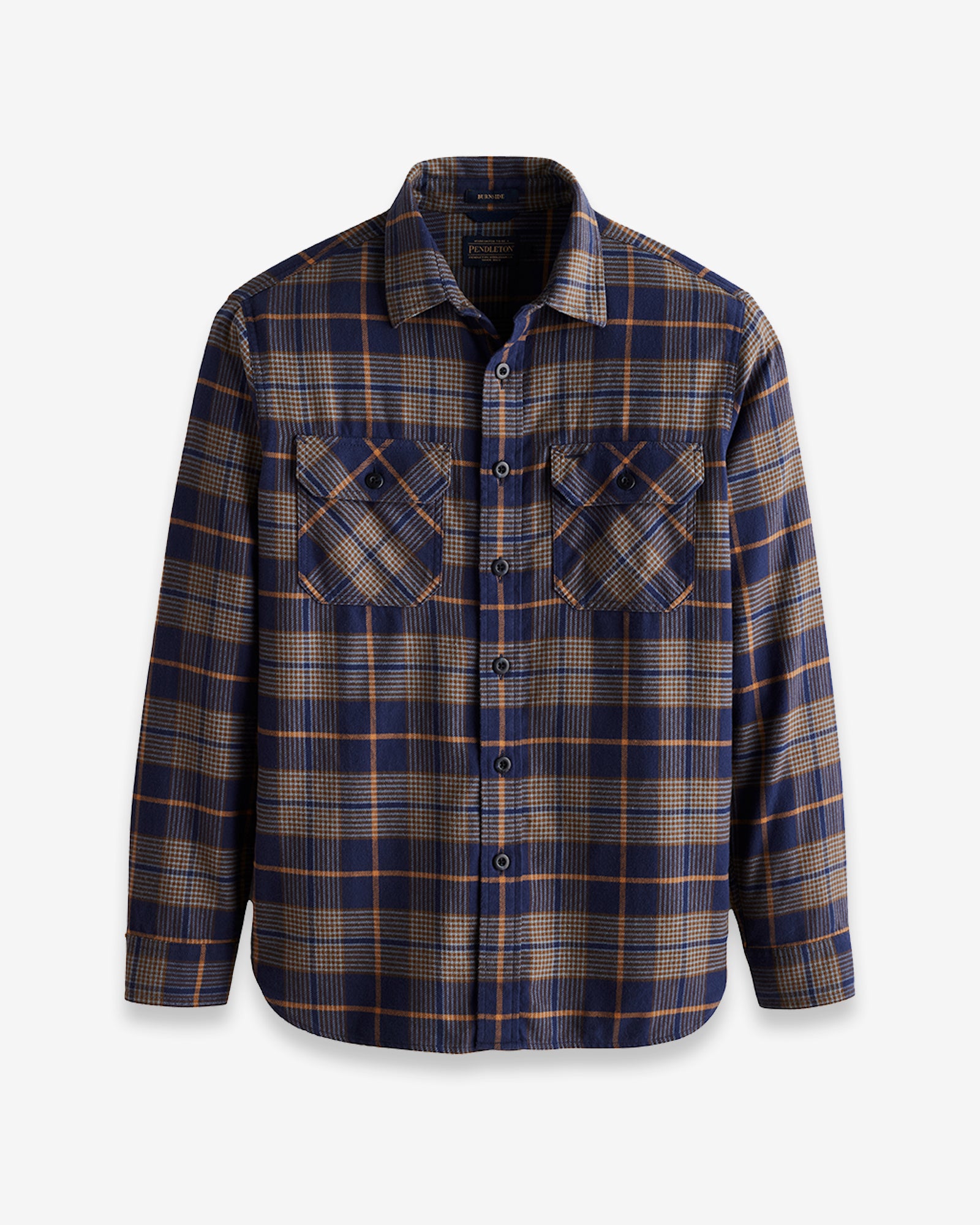 Burnside Shirt Navy/Khaki Plaid