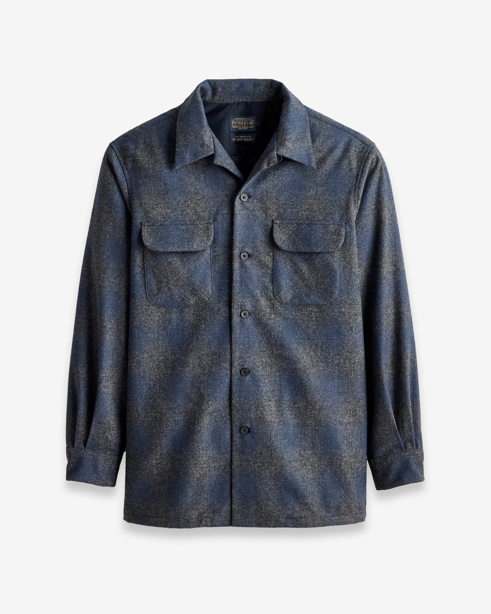 Board Shirt Navy/Oxford Mix Ombre