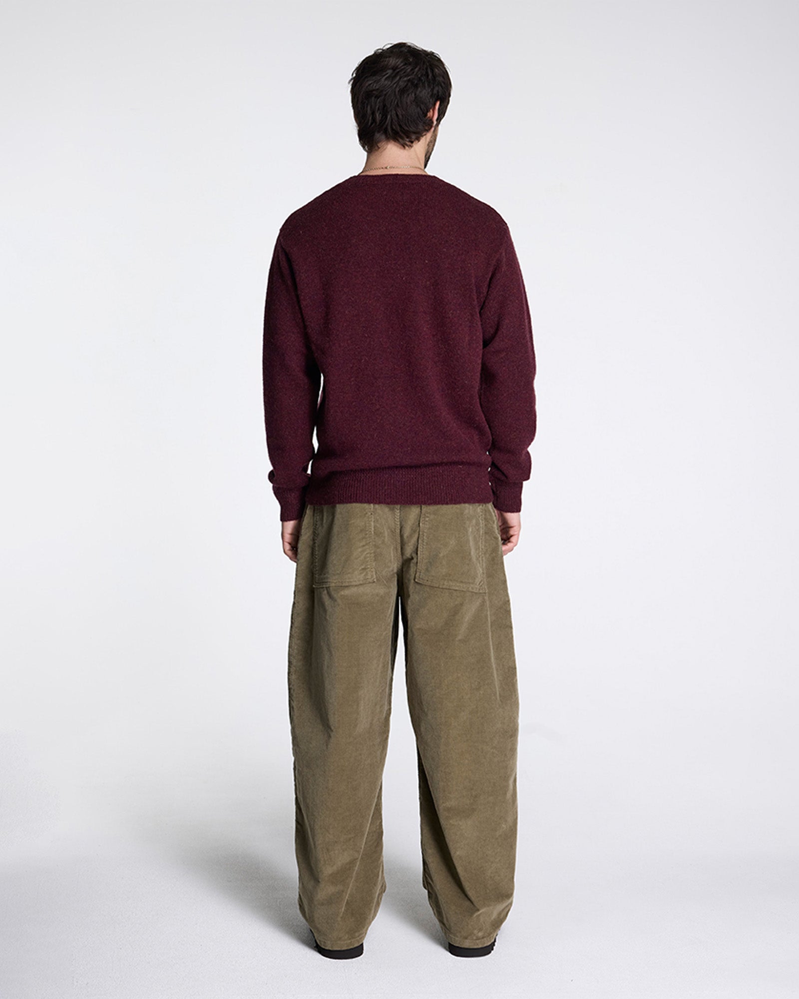 Shetland Wool Crew Berry Mix