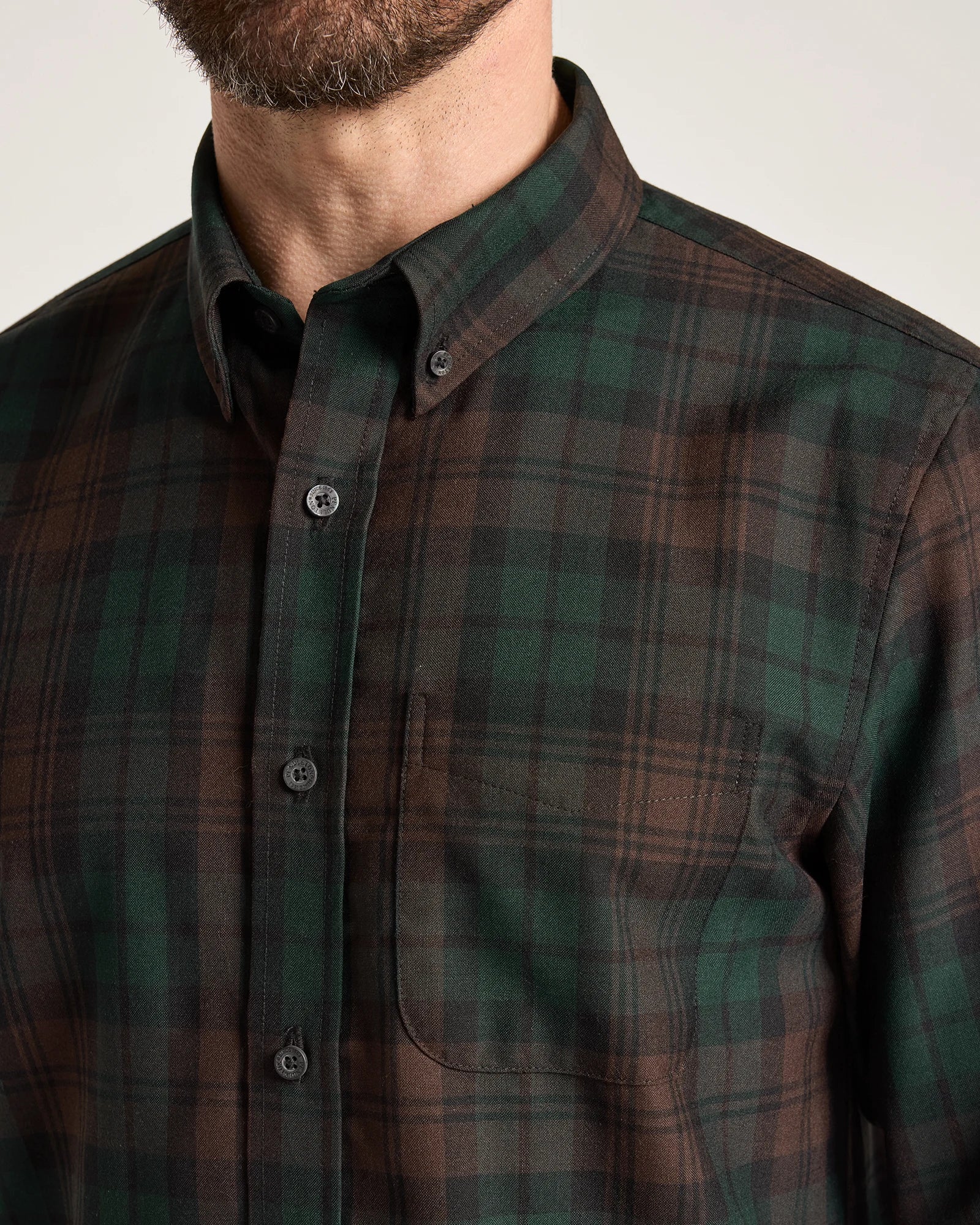 Sir Pendleton Shirt Brown Watch Tartan