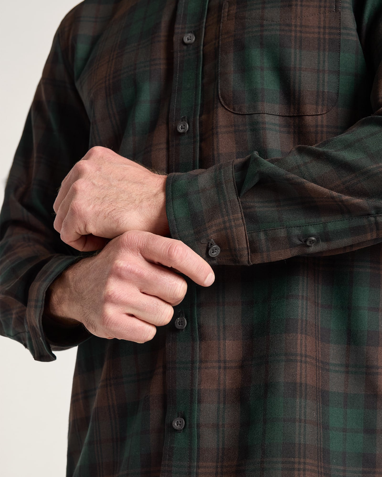 Sir Pendleton Shirt Brown Watch Tartan