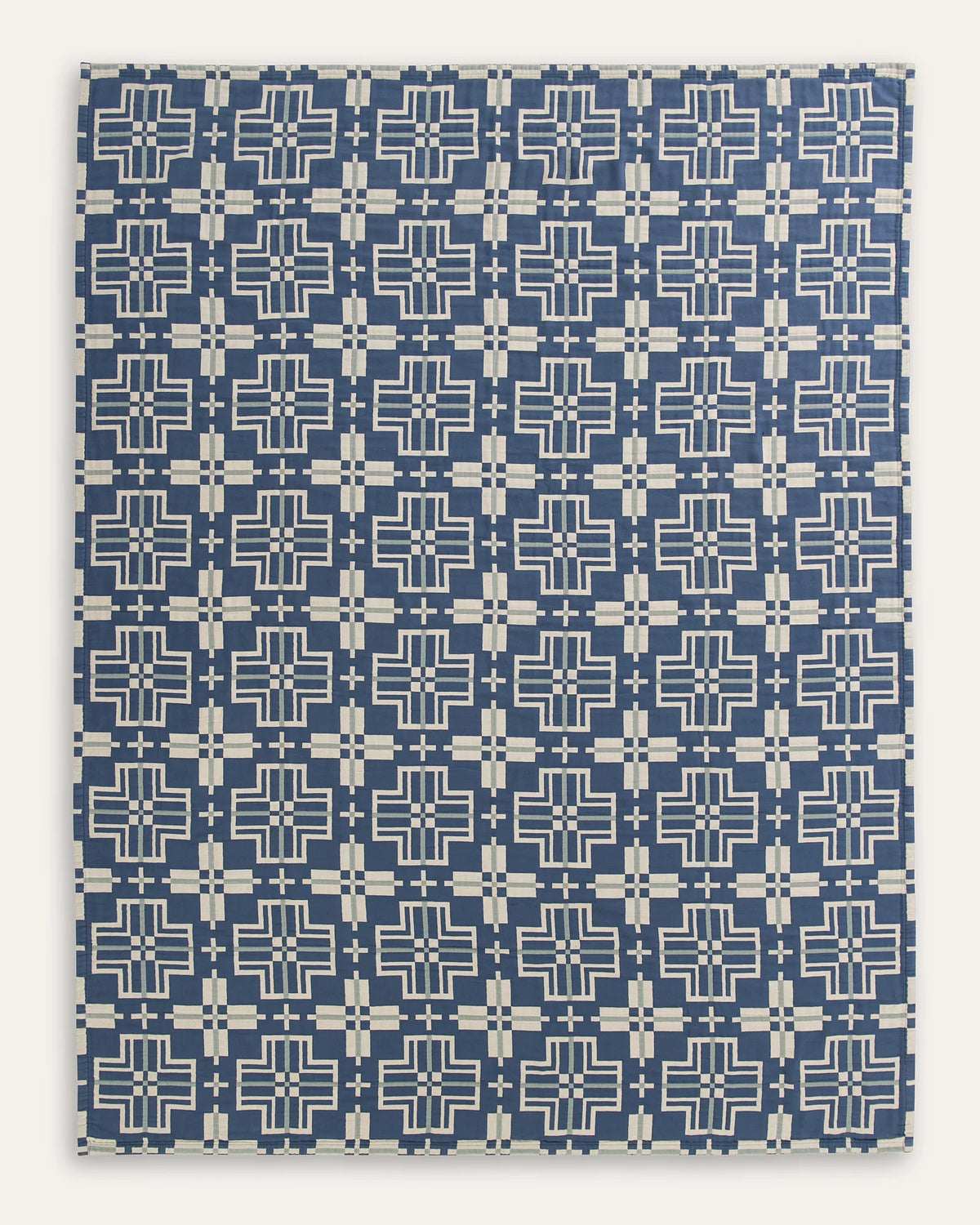 Matelasse Coverlet San Marcos Marine