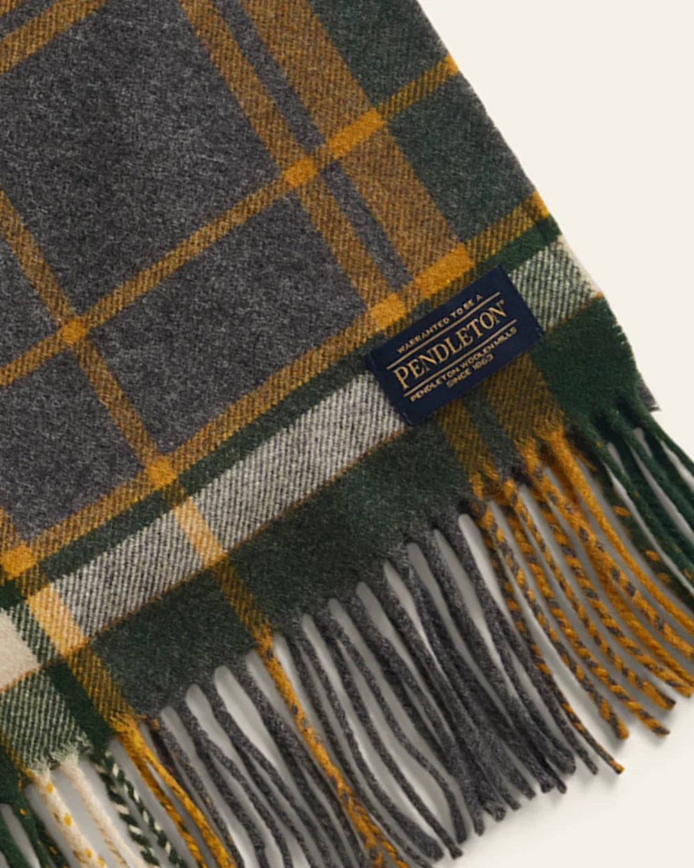 Whisperwool Muffler Charcoal Multi Plaid