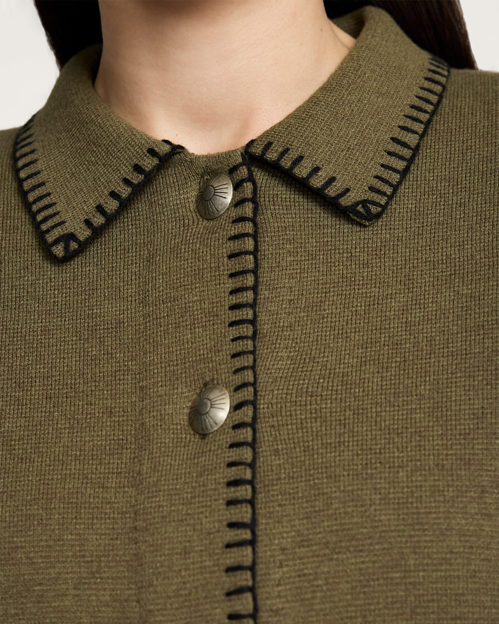 Southwest Cardigan Olive
