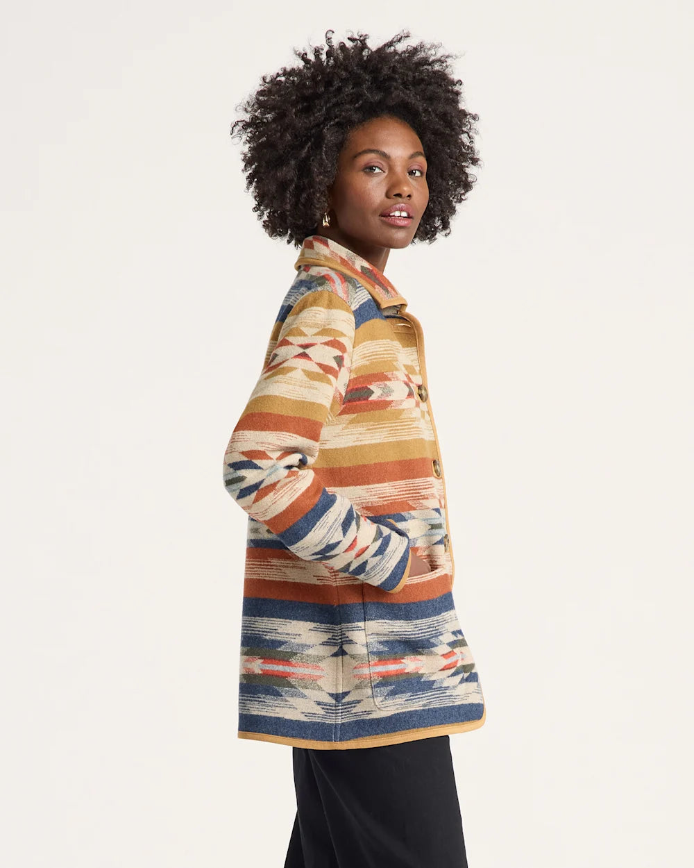 Reversible Wool Coat Wyeth Falls
