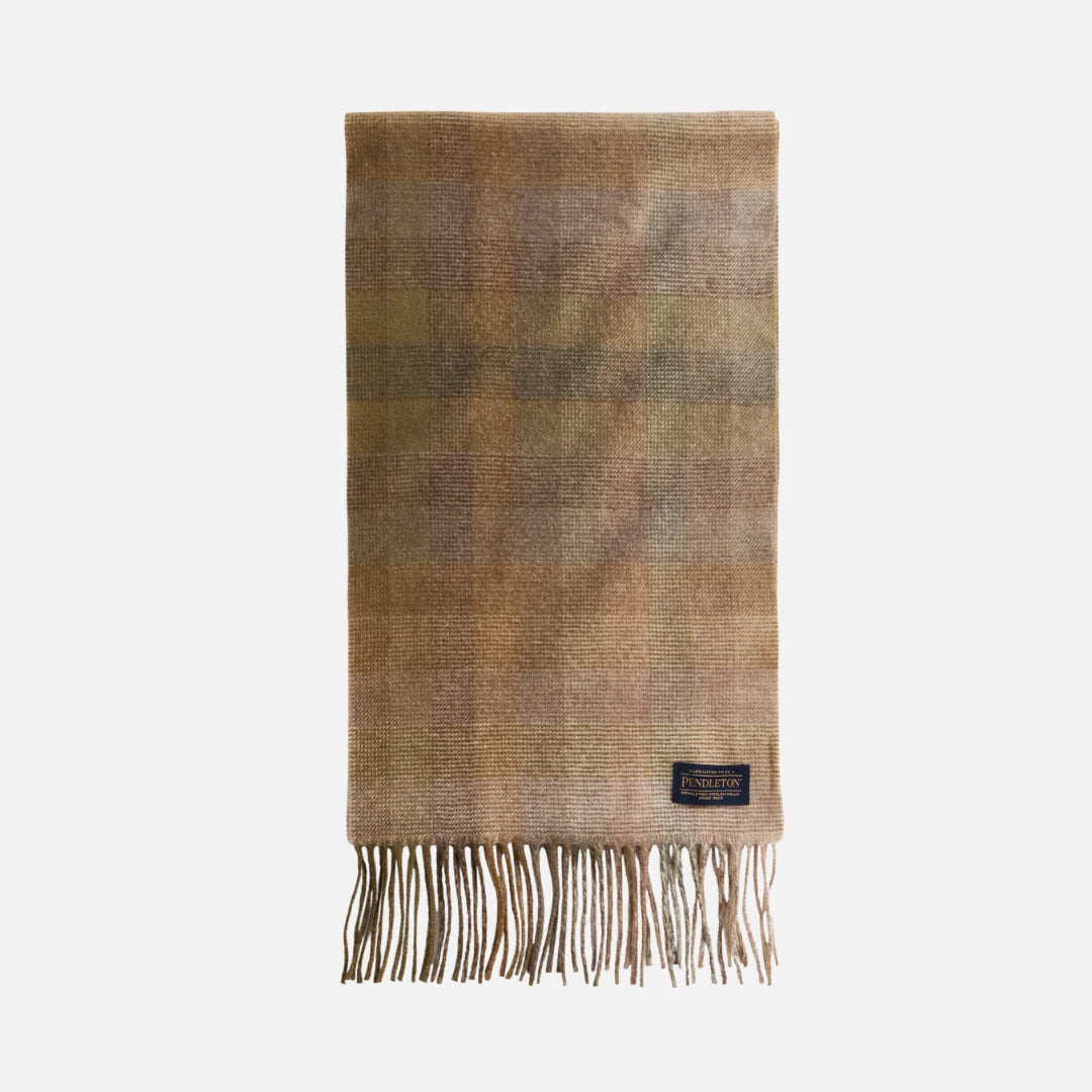 Whisperwool Muffler Tan Mix/Olive Ombre