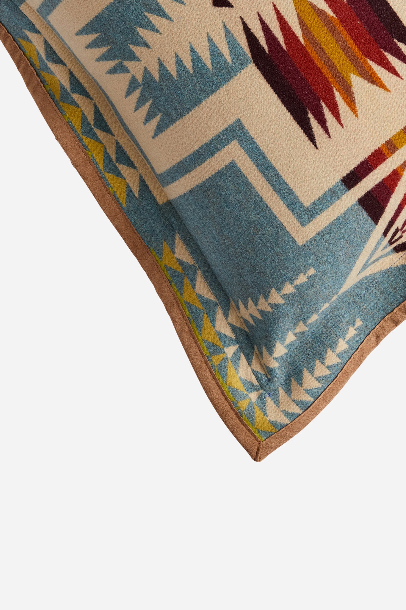 Jacquard Pillow Sham Suede Harding Shale