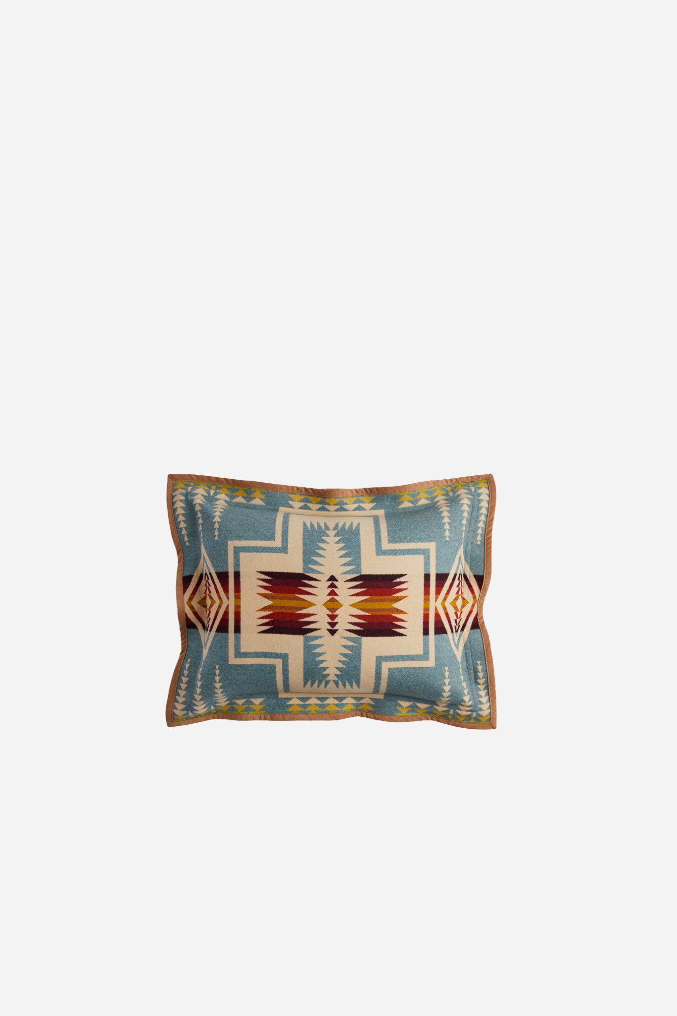 Jacquard Pillow Sham Suede Harding Shale
