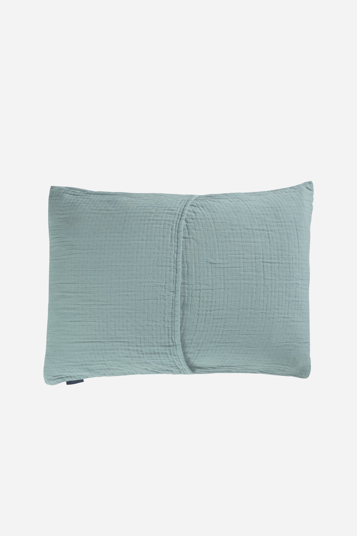 Organic Cotton Matelasse Sham Opal Springs Balsam