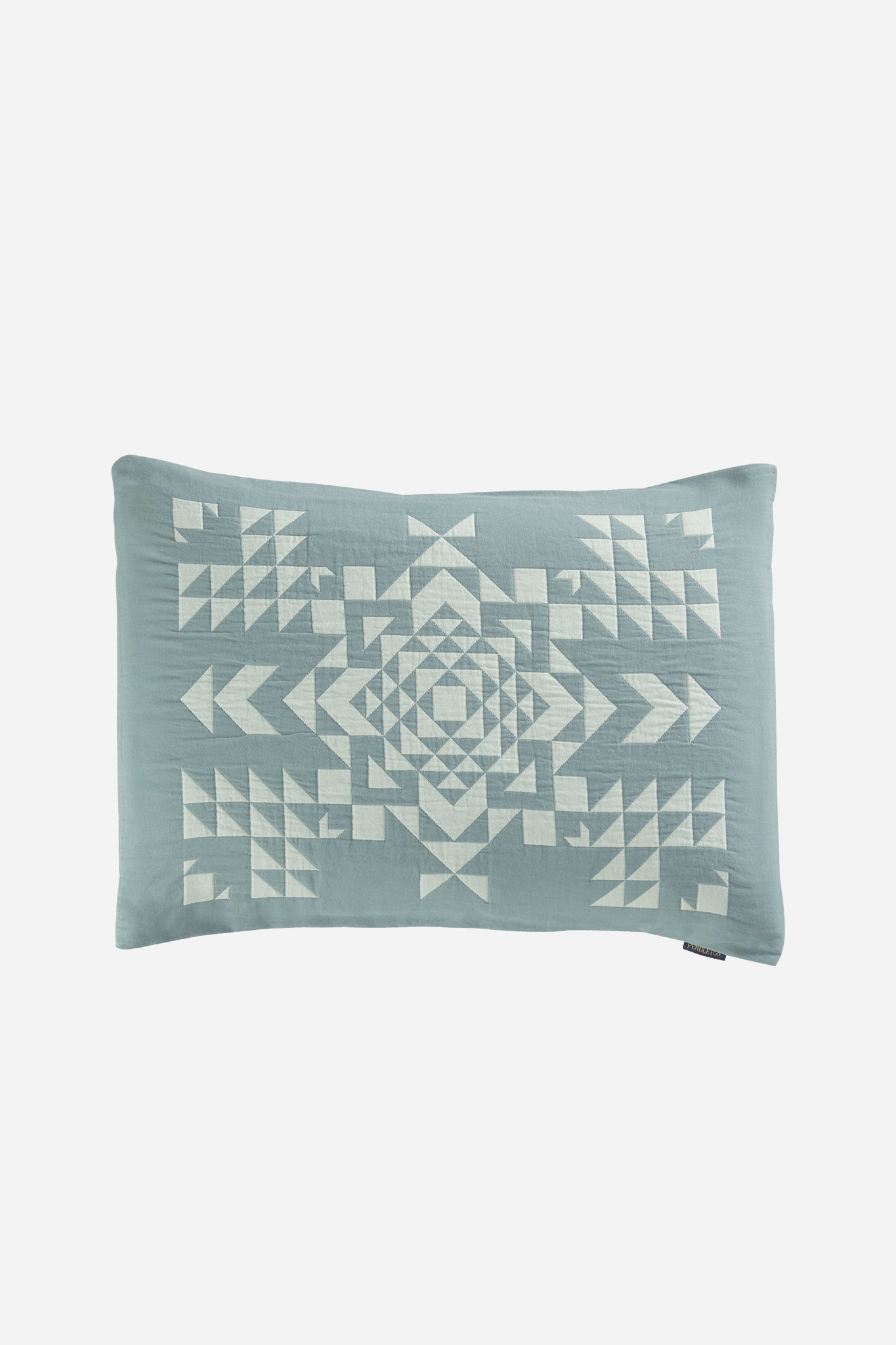 Organic Cotton Matelasse Sham Opal Springs Balsam