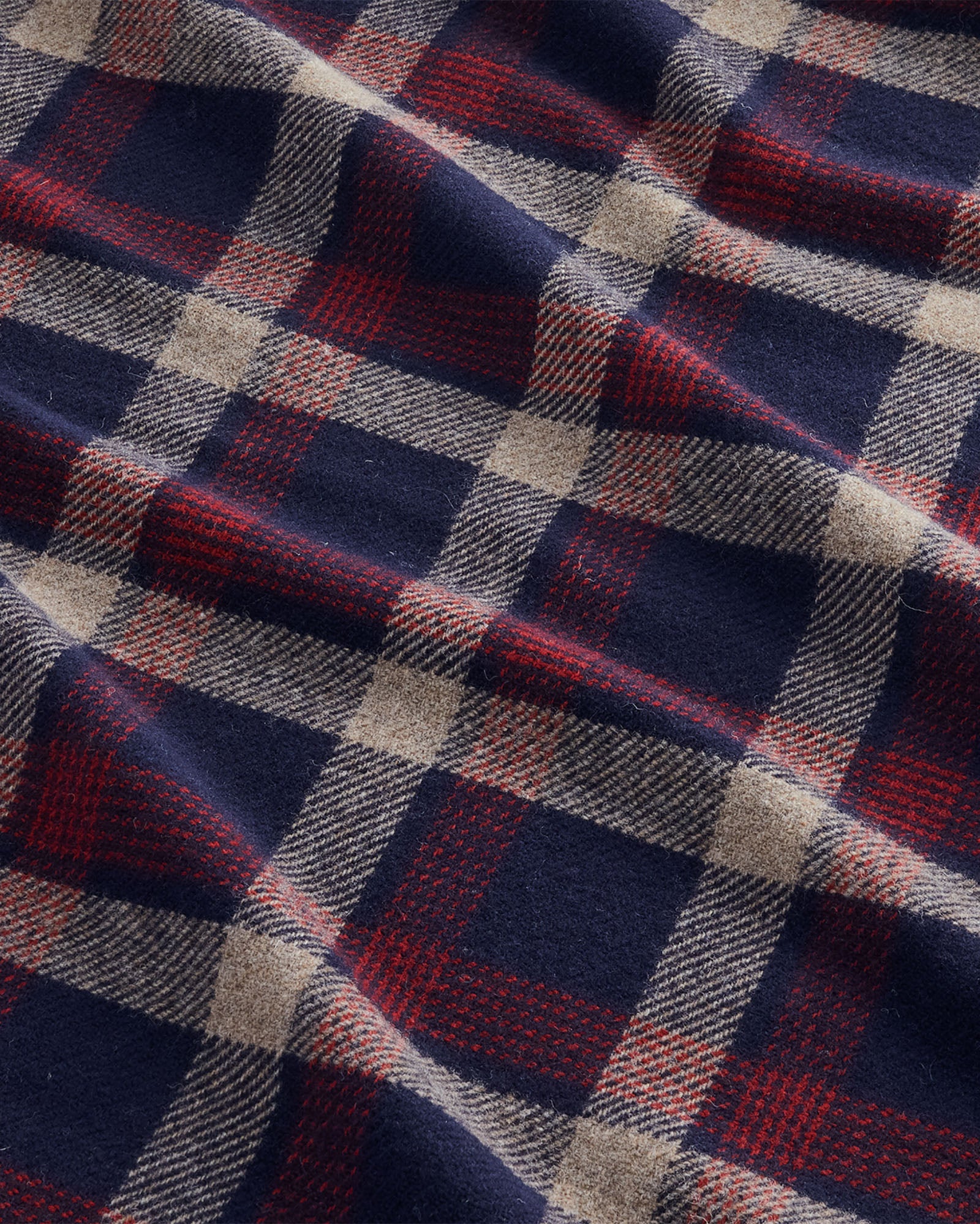 Eco Wise Washable Throw Kelso Plaid Navy