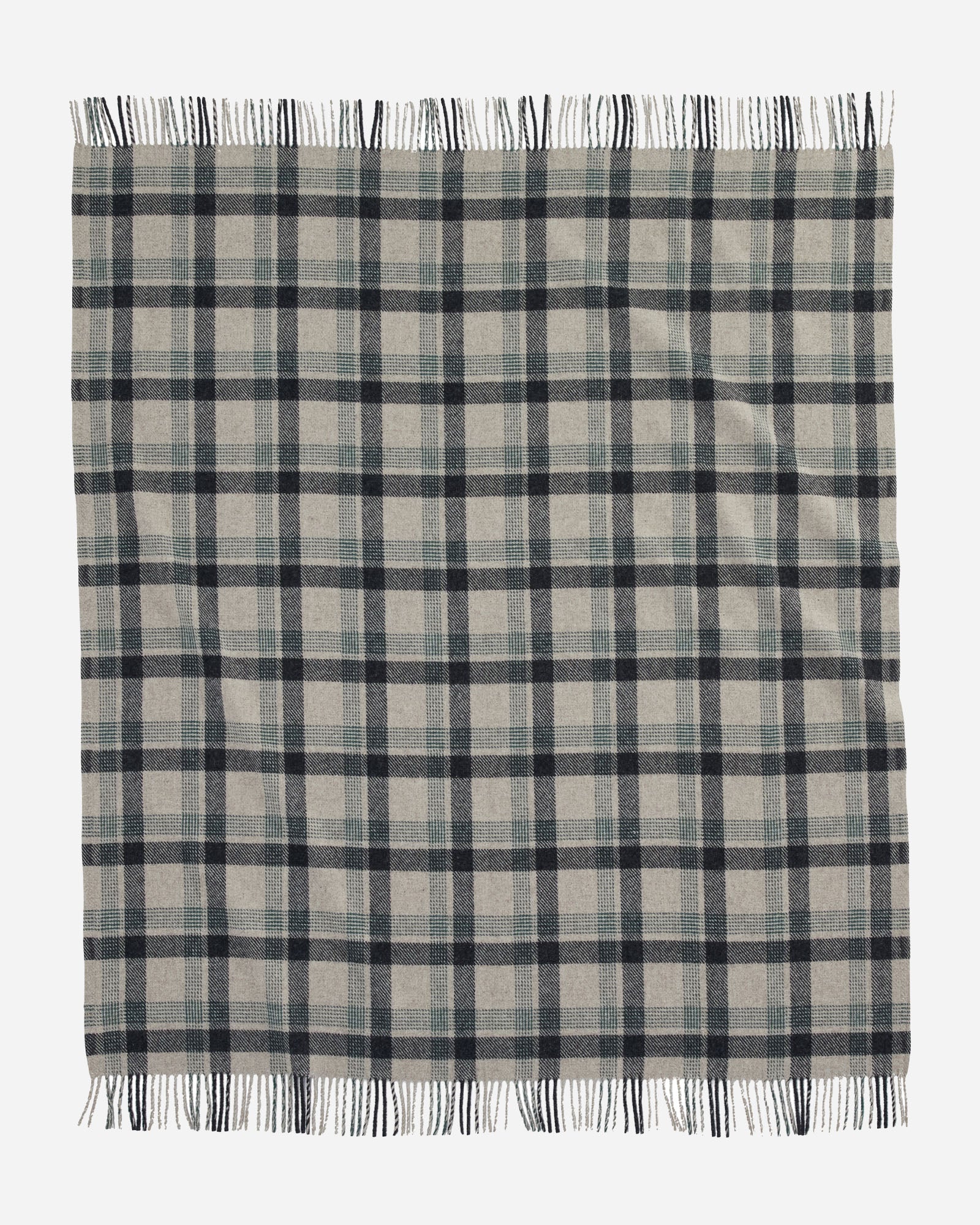 Eco Wise Washable Throw Kelso Plaid Oat