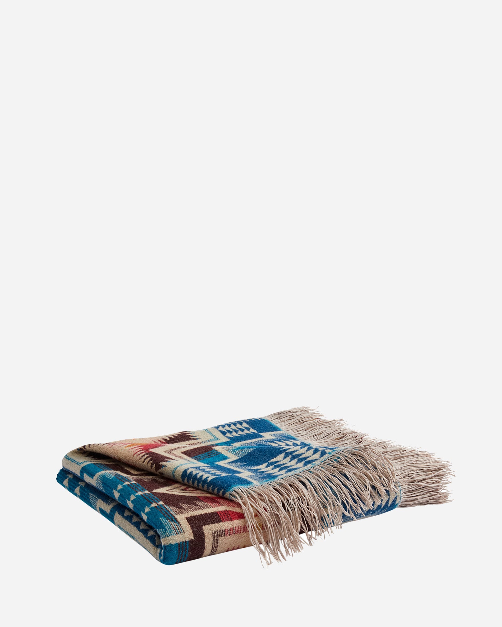 Jacquard Fringed Throw Harding Star Royal