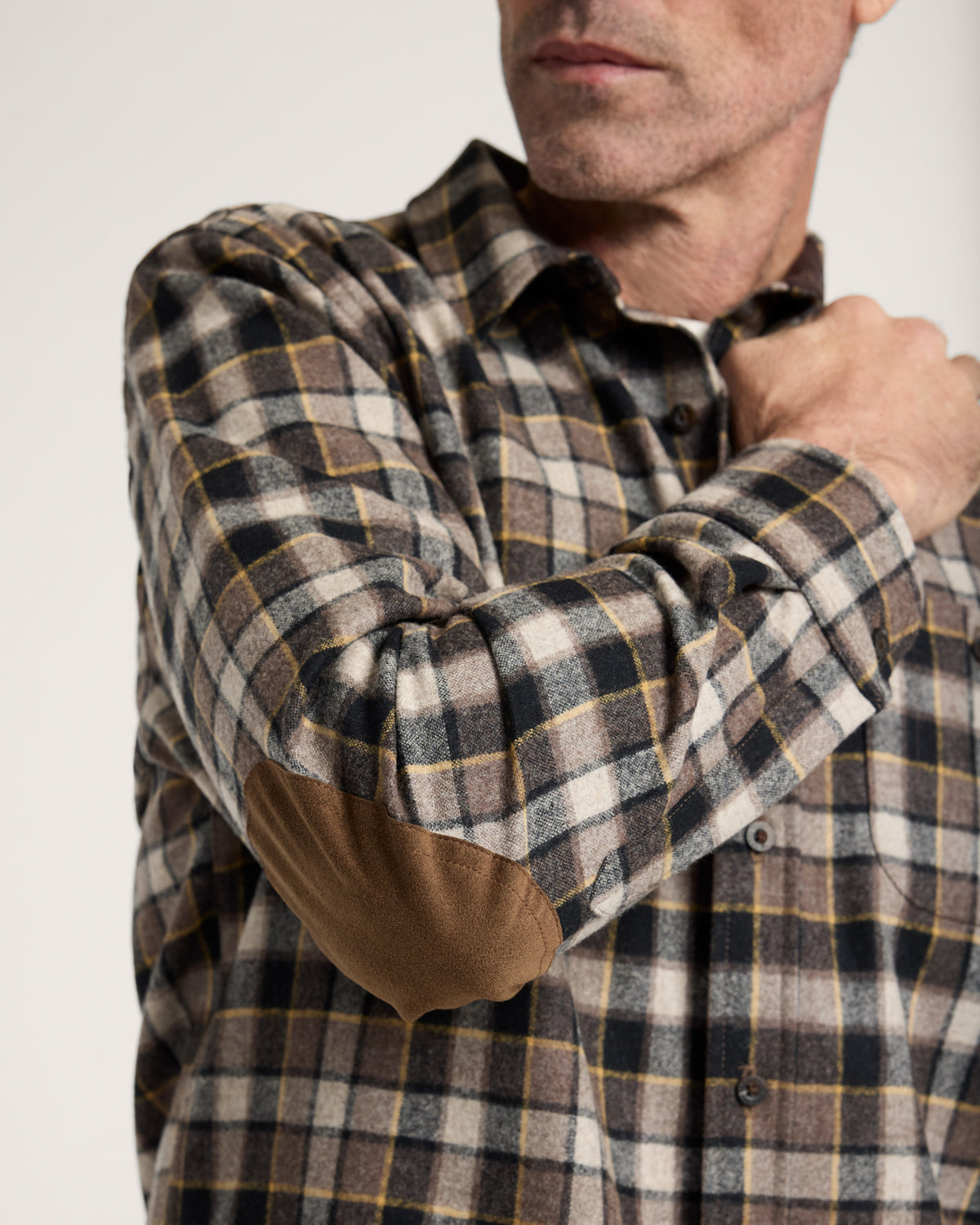 Trail Shirt Brown/Yellow Plaid