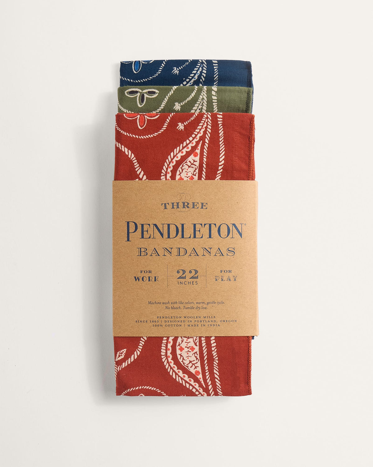 3-Pack Bandana Western Lasso Multi