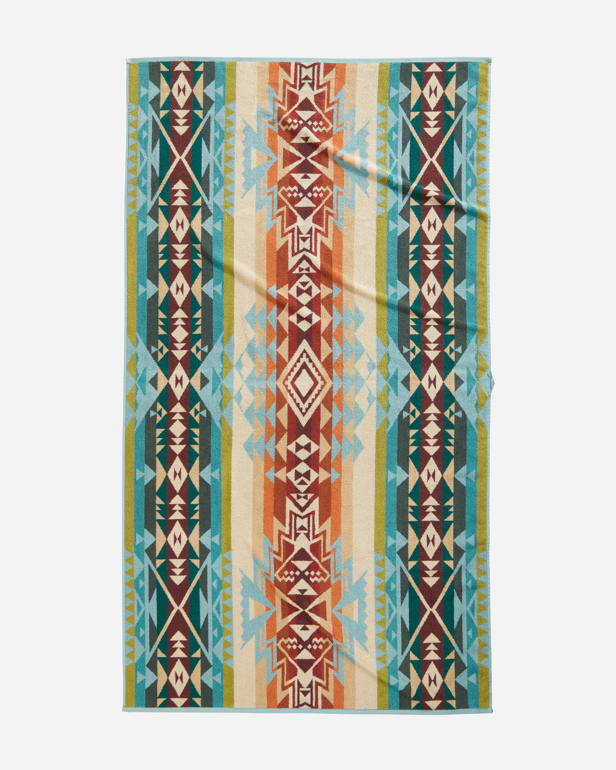 Pendleton Beach Towel in Highland Peak Aqua – view 2