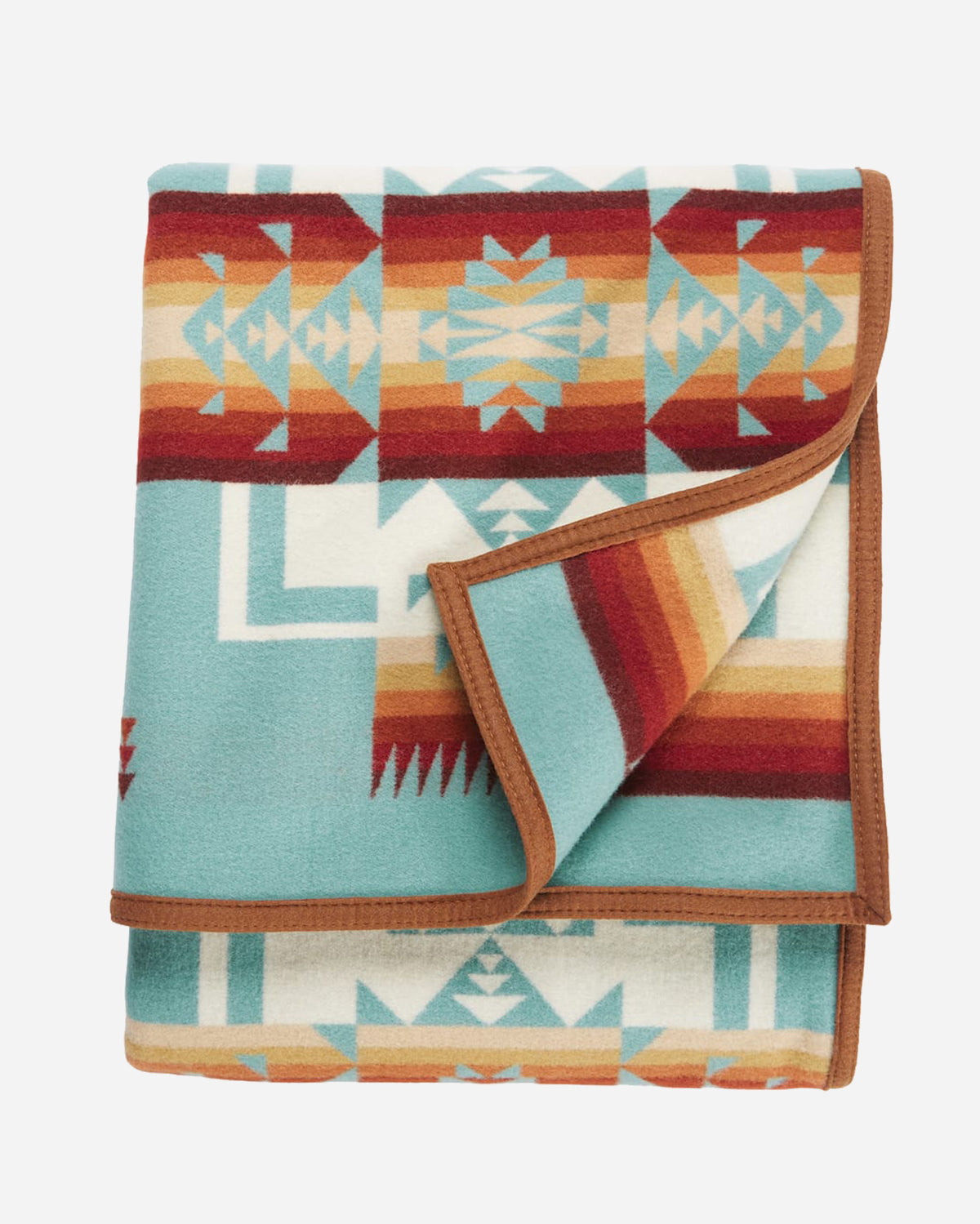 Pendleton Chief Joseph Wool Blanket in Aqua – view 2