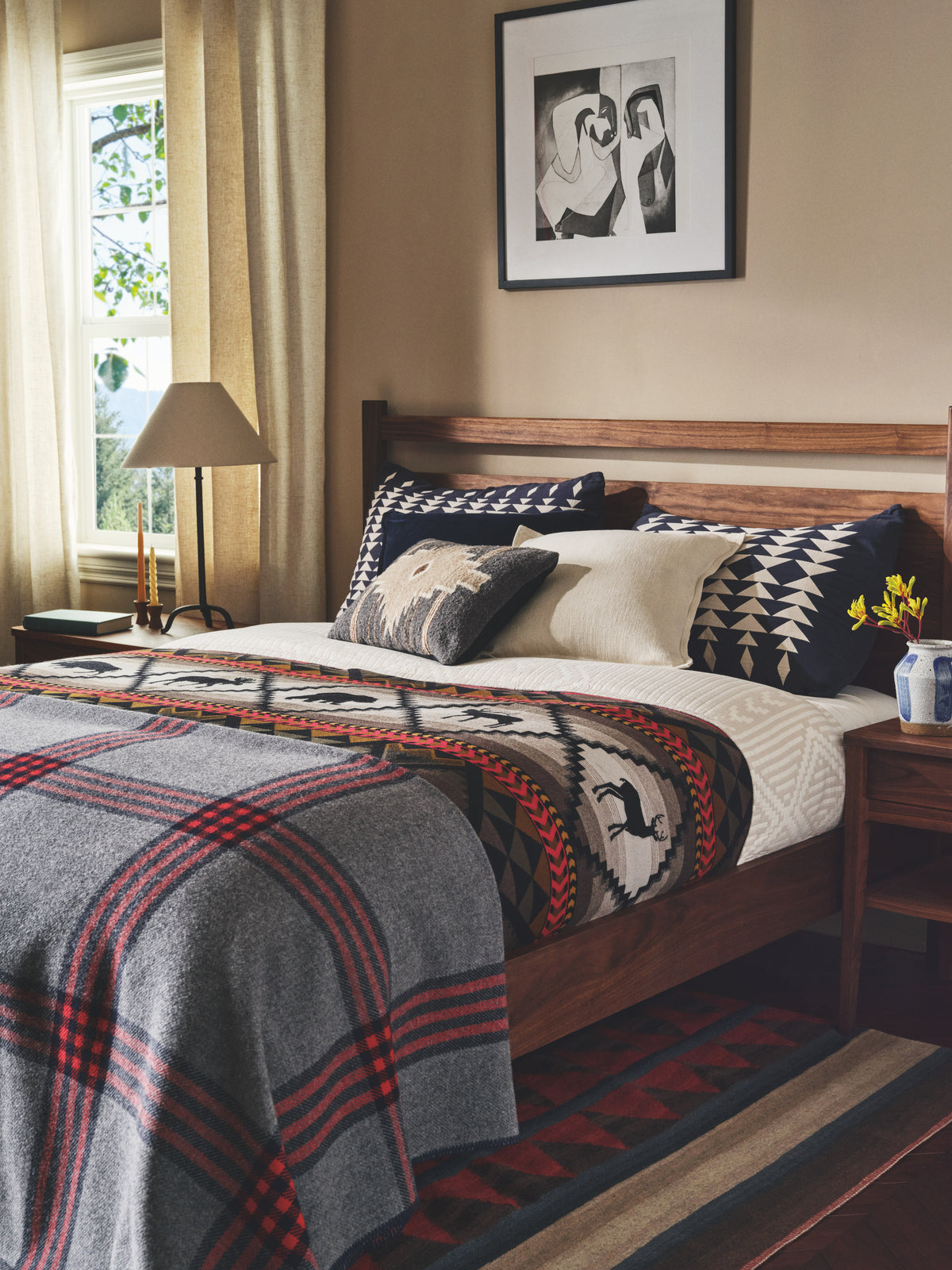 Pendleton Eco Wise Wool Blanket in Camp Plaid – view 3