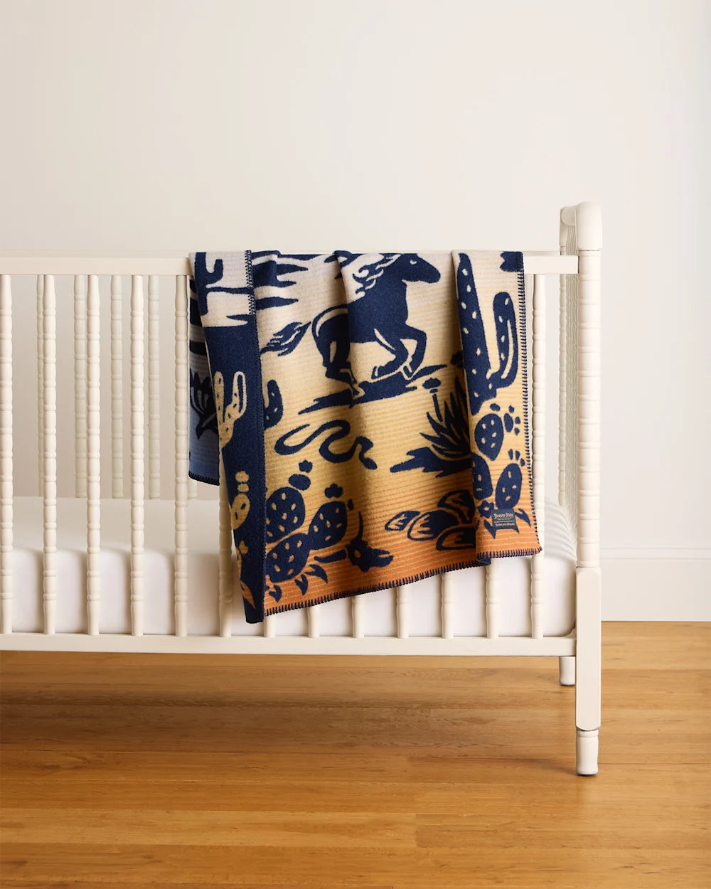 Pendleton Jacquard Wool Crib Blanket in Desert Dream – view 2