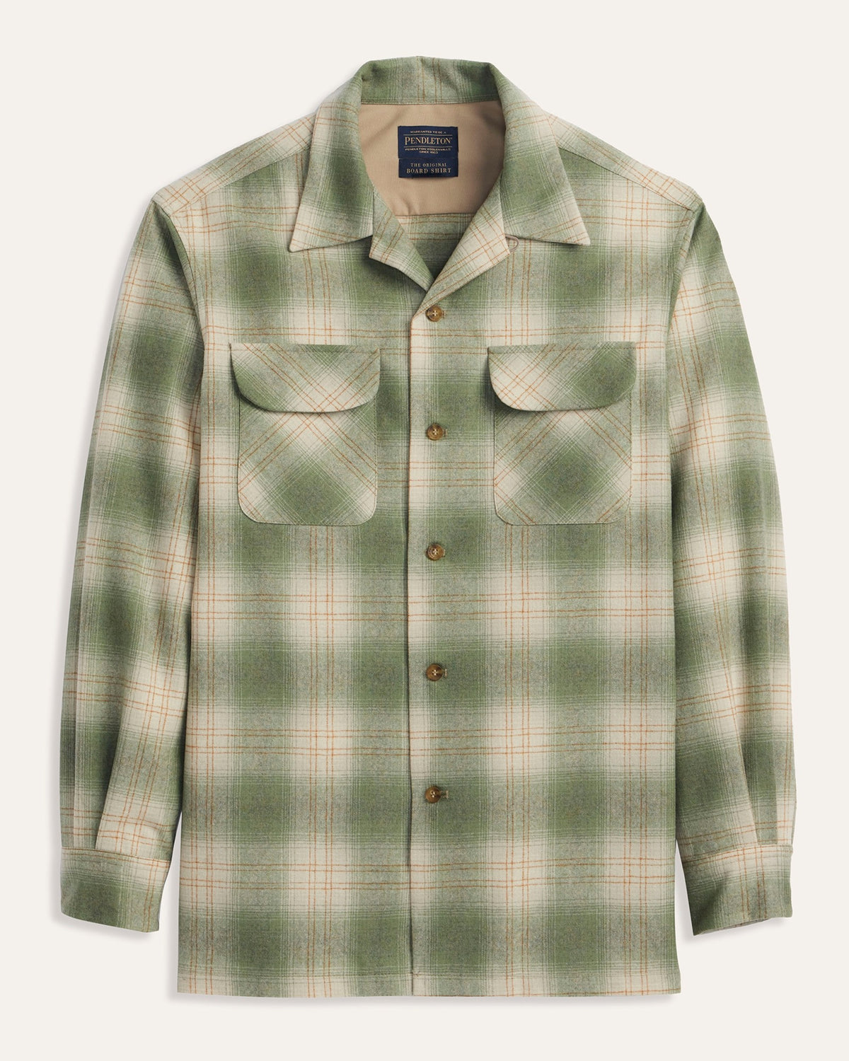 Pendleton Men's Board Shirt in Moss Mix Ombre