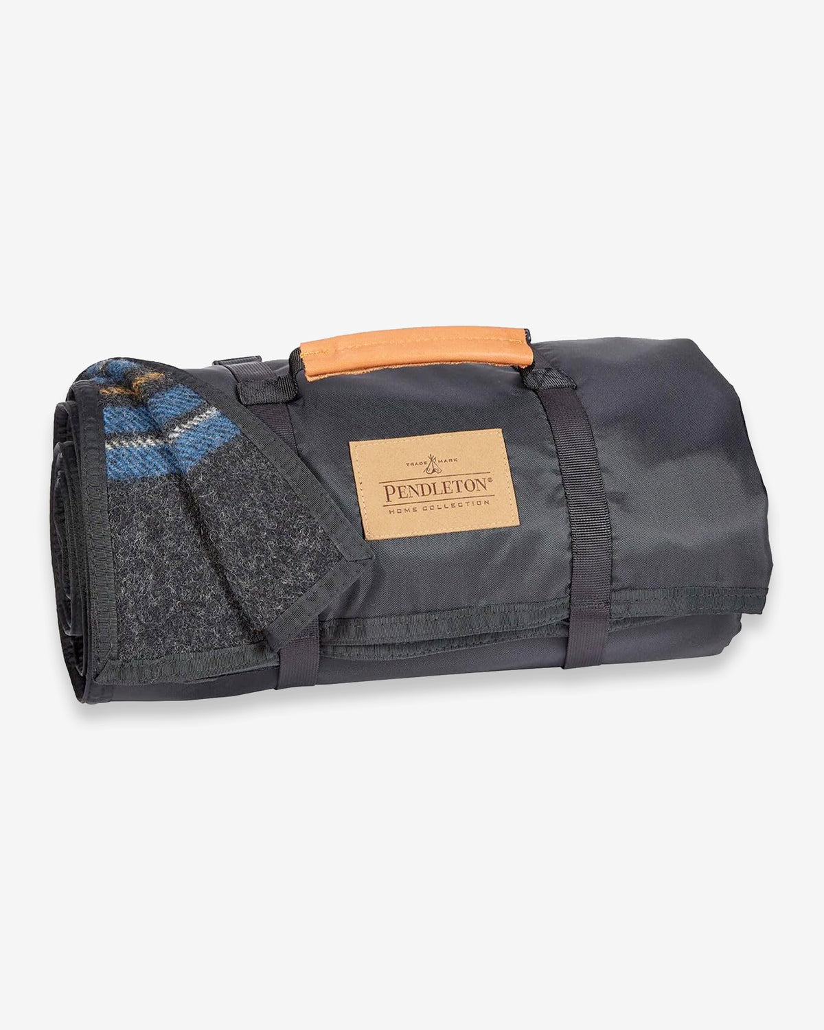Pendleton Nylon Backed Roll Up Wool Blanket in Summit Lake – view 2