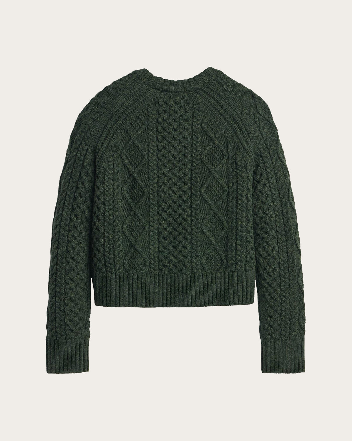 Pendleton Women's Fisherman Sweater in Dark Fir – view 2