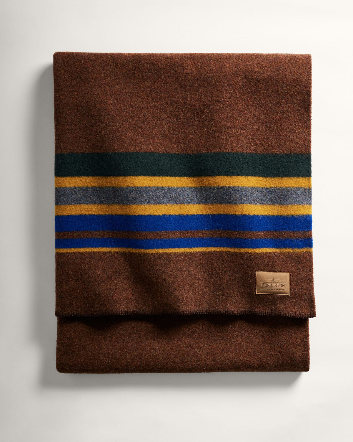 Pendleton Yakima Camp Wool Blanket Yakima Camp Stripe-Tobacco – view 3