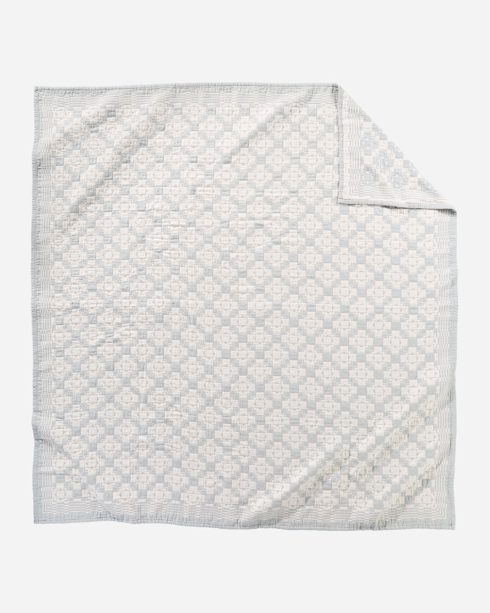 Organic Cotton Matelasse Chief Joseph Slate