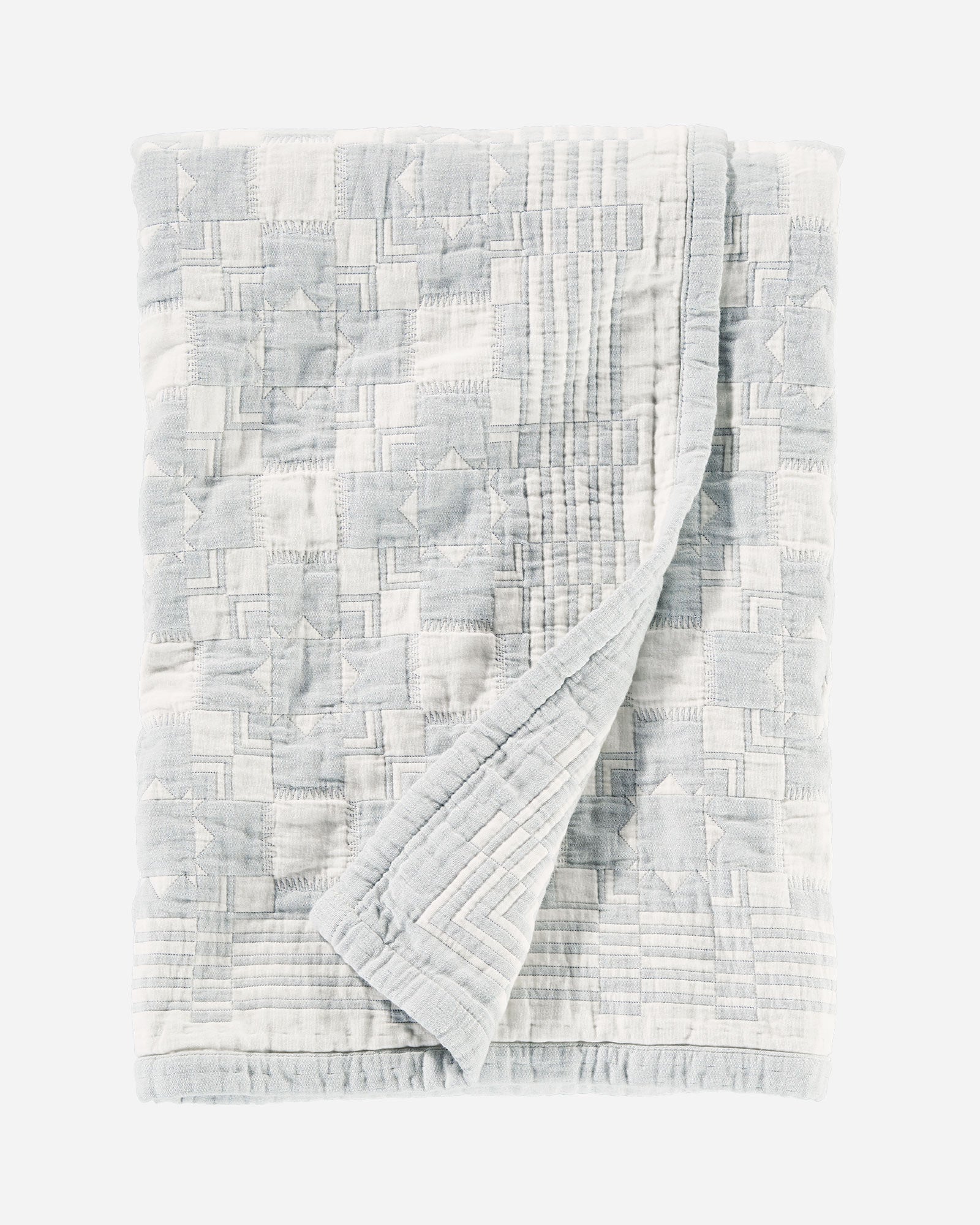 Organic Cotton Matelasse Chief Joseph Slate