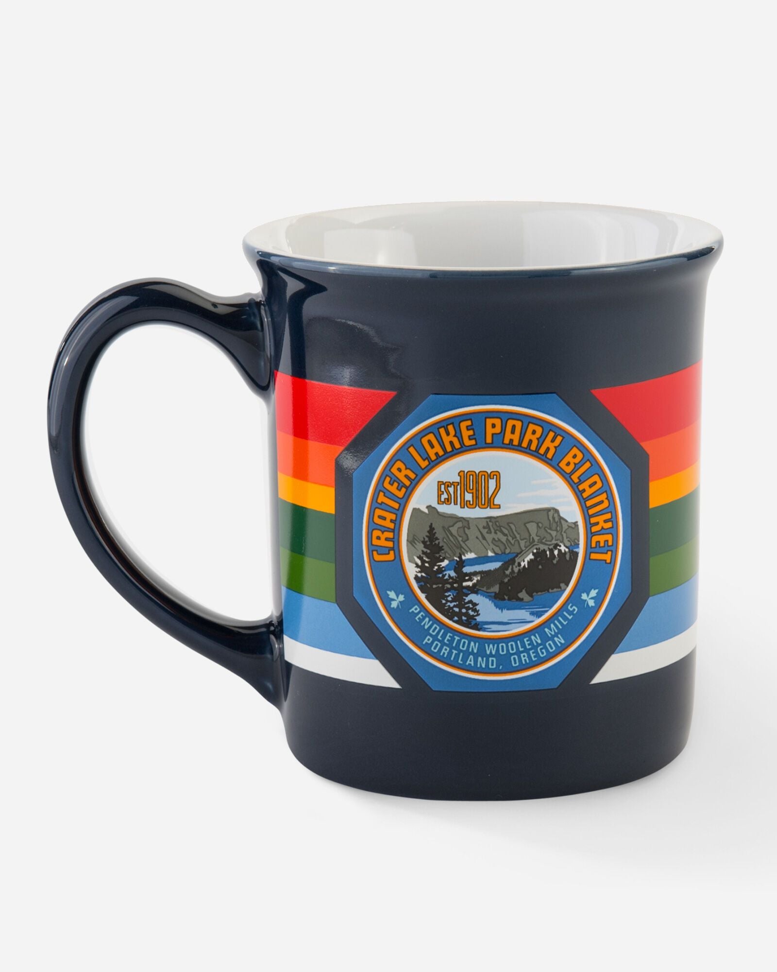 National Park Ceramic Mug Crater Lake Navy