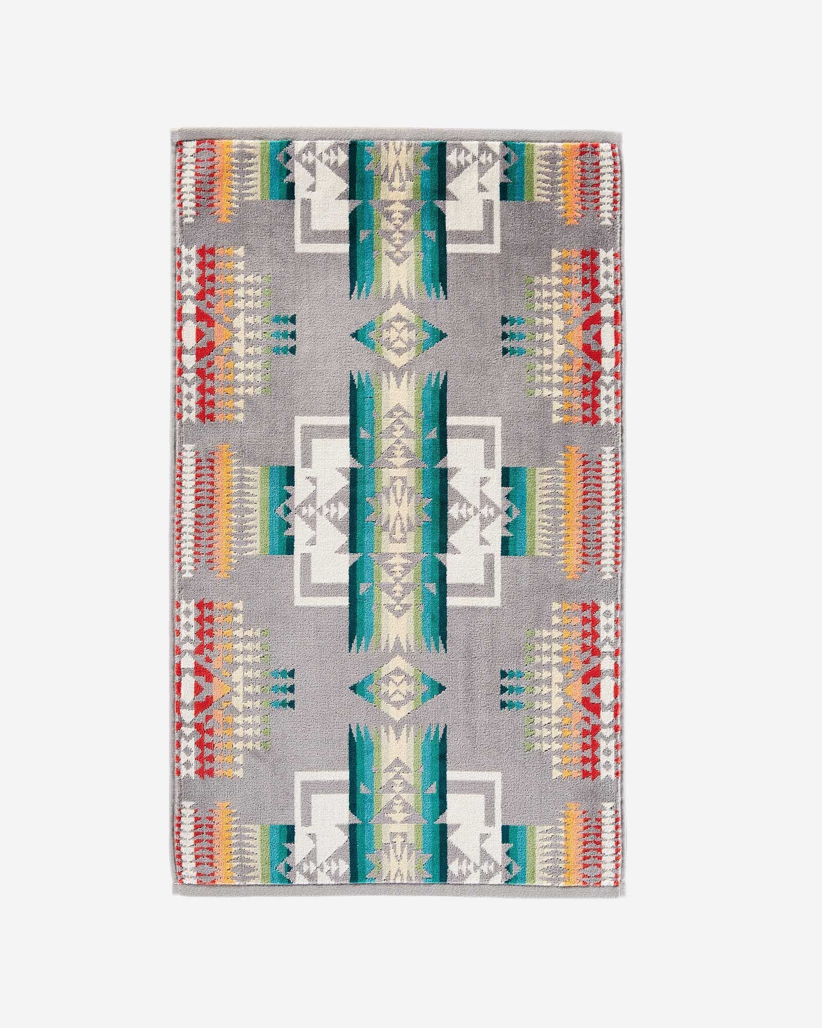 Chief Joseph Hand Towel Grey