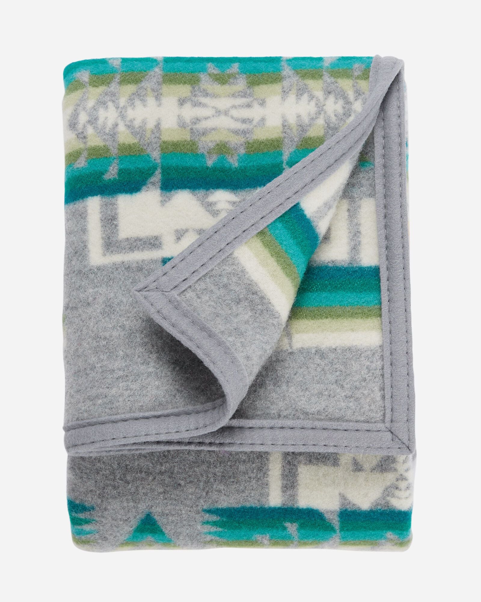 Chief Joseph Crib Blanket Grey