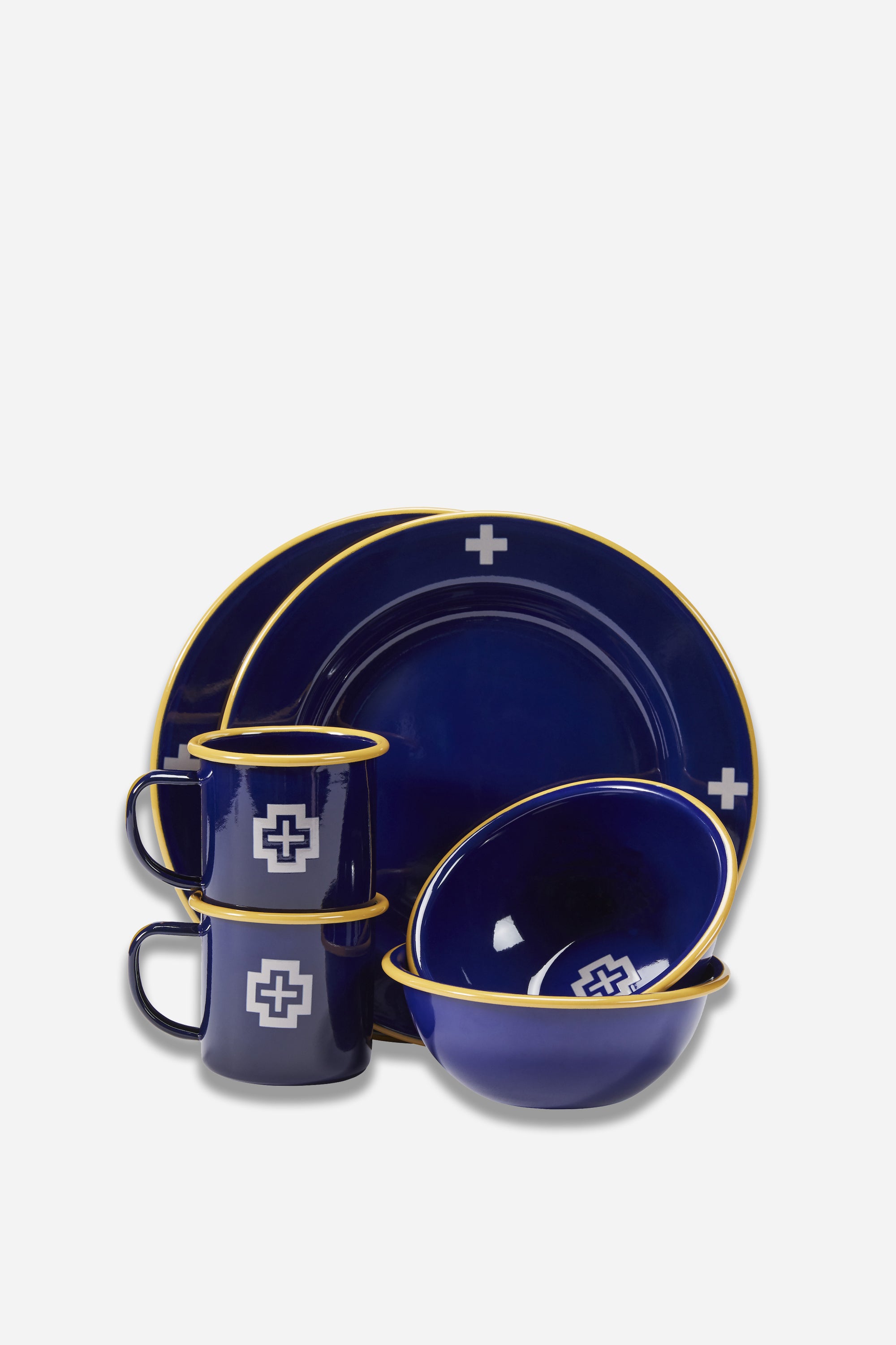 Pendleton Camp Enamelware Set Navy Cross
