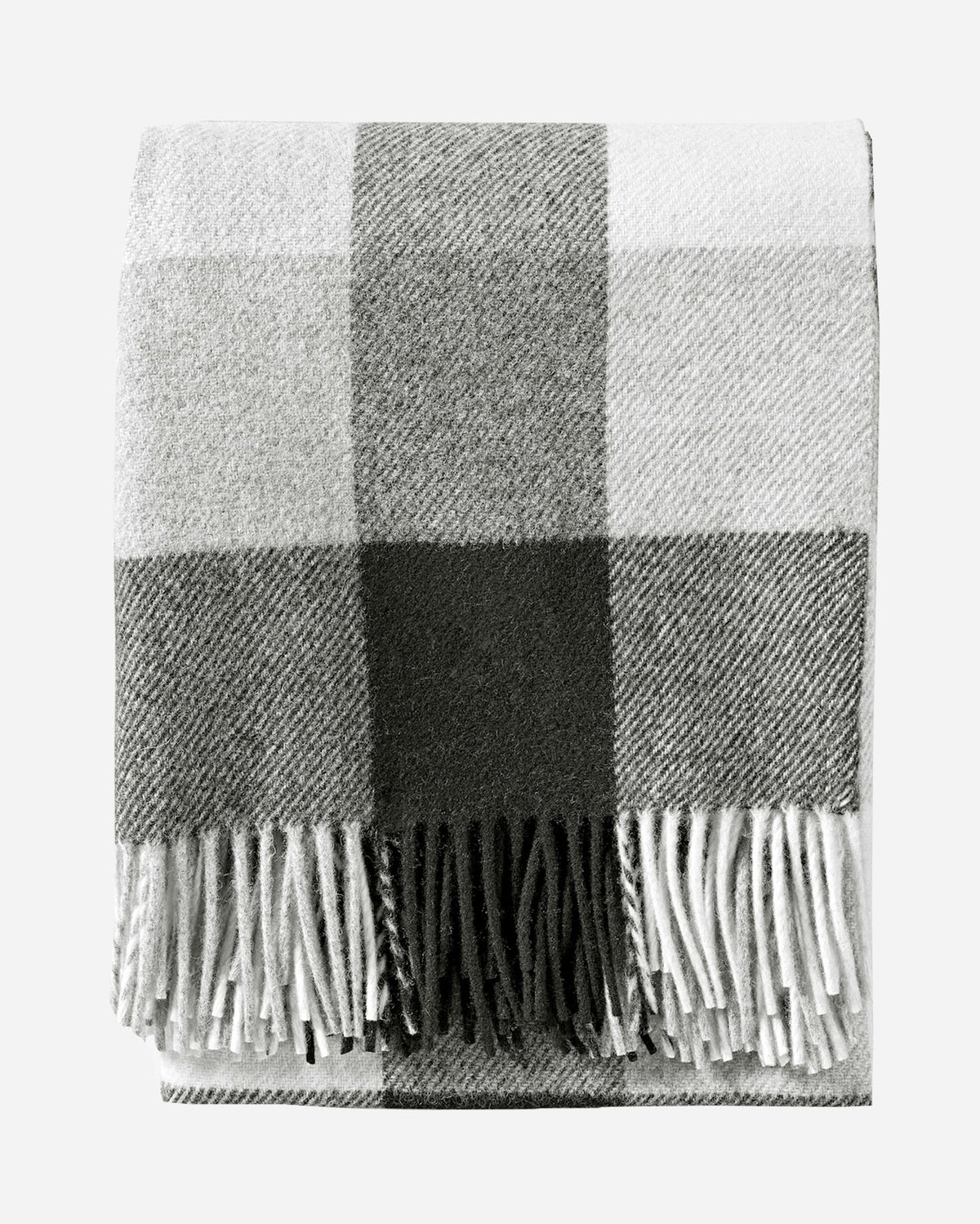 Eco Wise Washable Throw Black / Ivory
