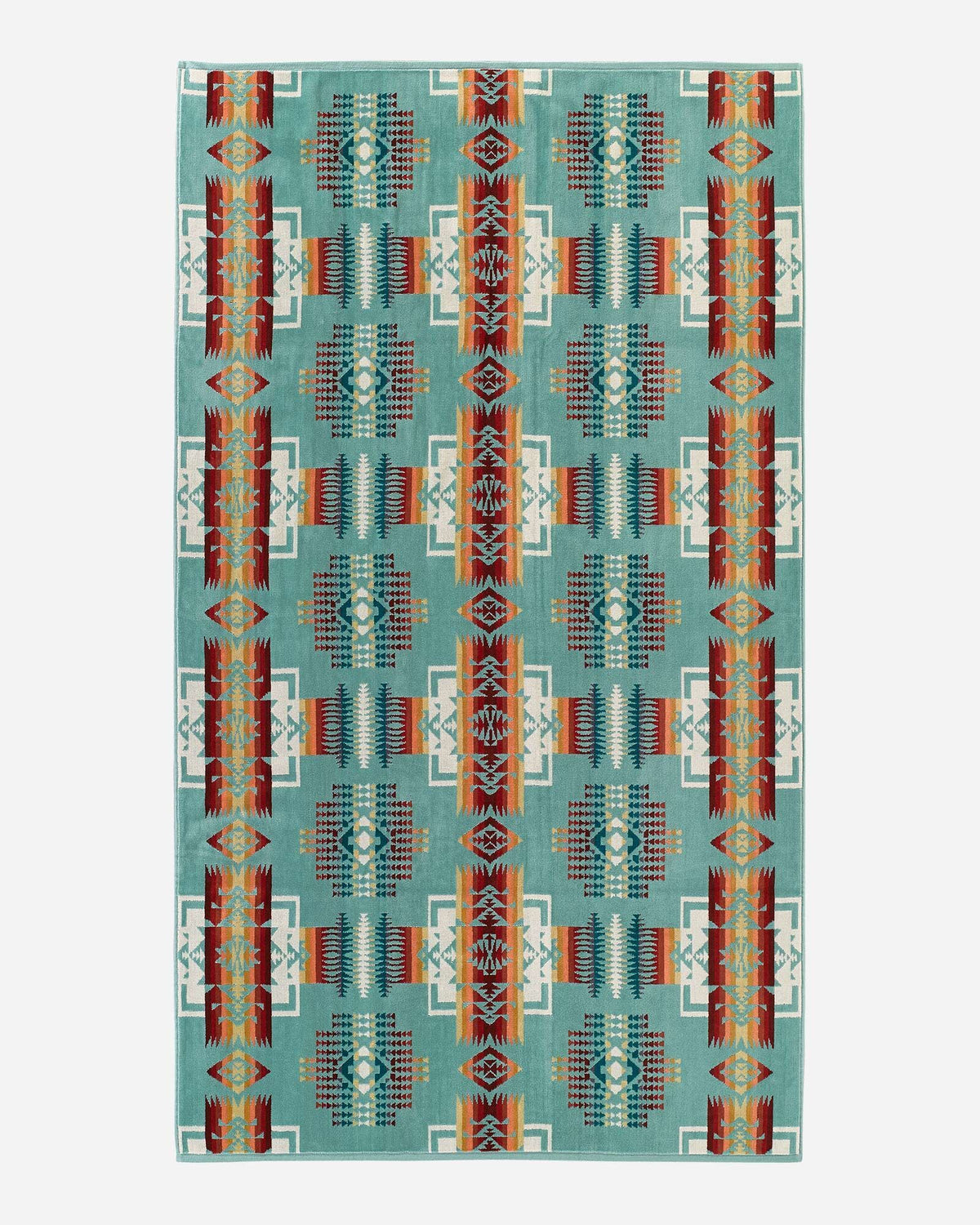 Pendleton Beach Towel in Chief Joseph Aqua