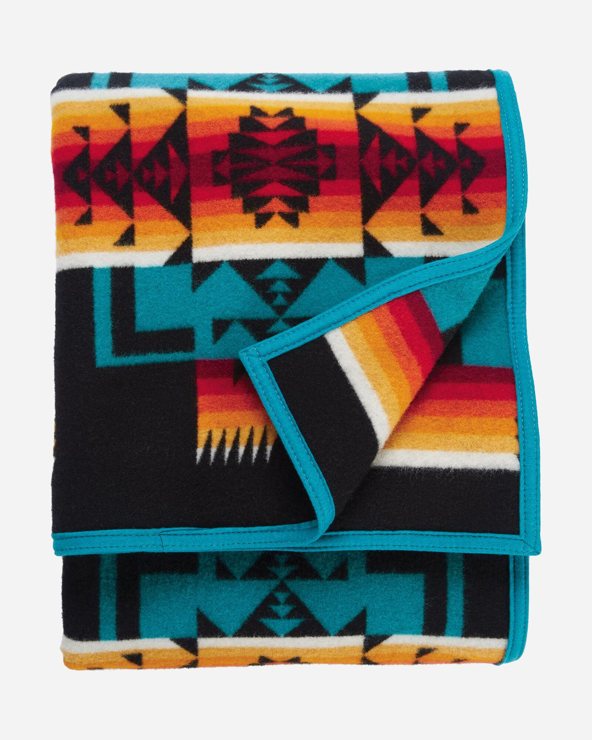Pendleton Chief Joseph Wool Blanket in Black