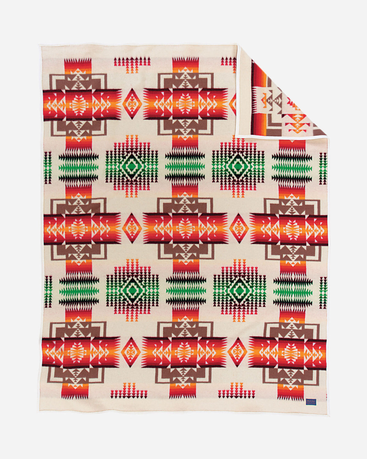 Pendleton Chief Joseph Wool Blanket in Ivory