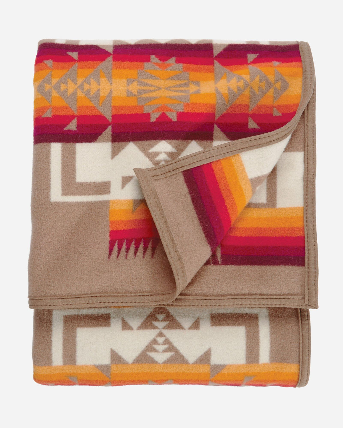 Pendleton Chief Joseph Wool Blanket in Khaki – view 2