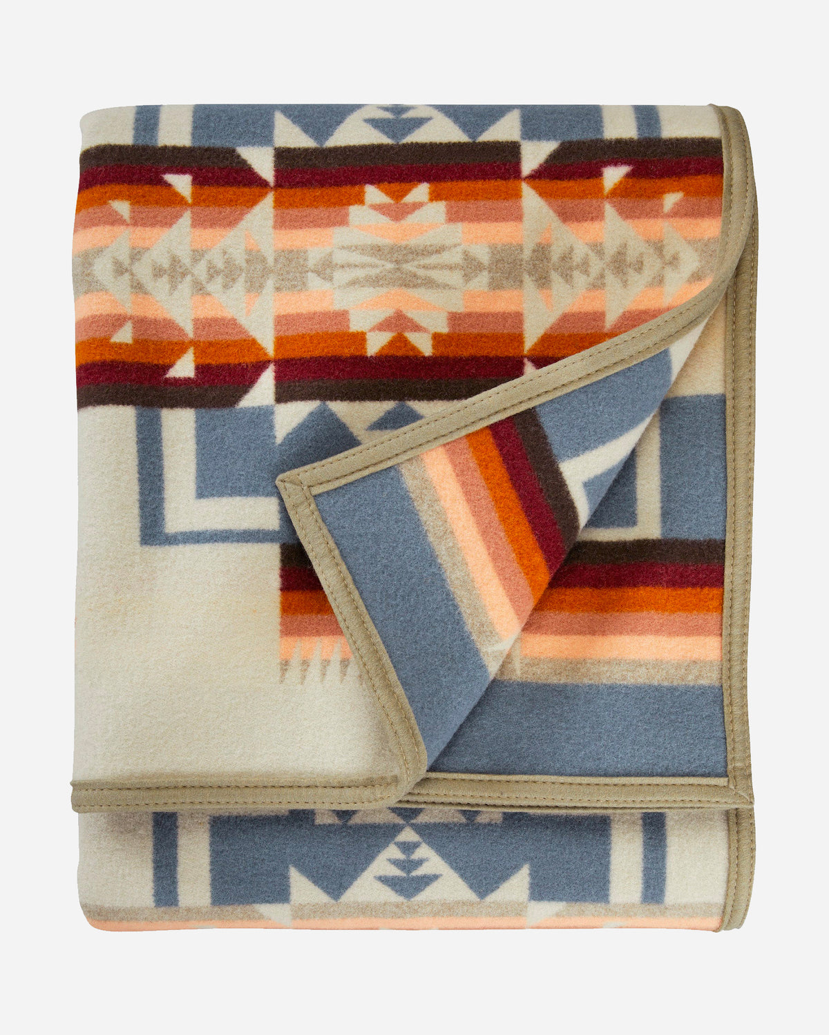 Pendleton Chief Joseph Wool Blanket in Rosewood